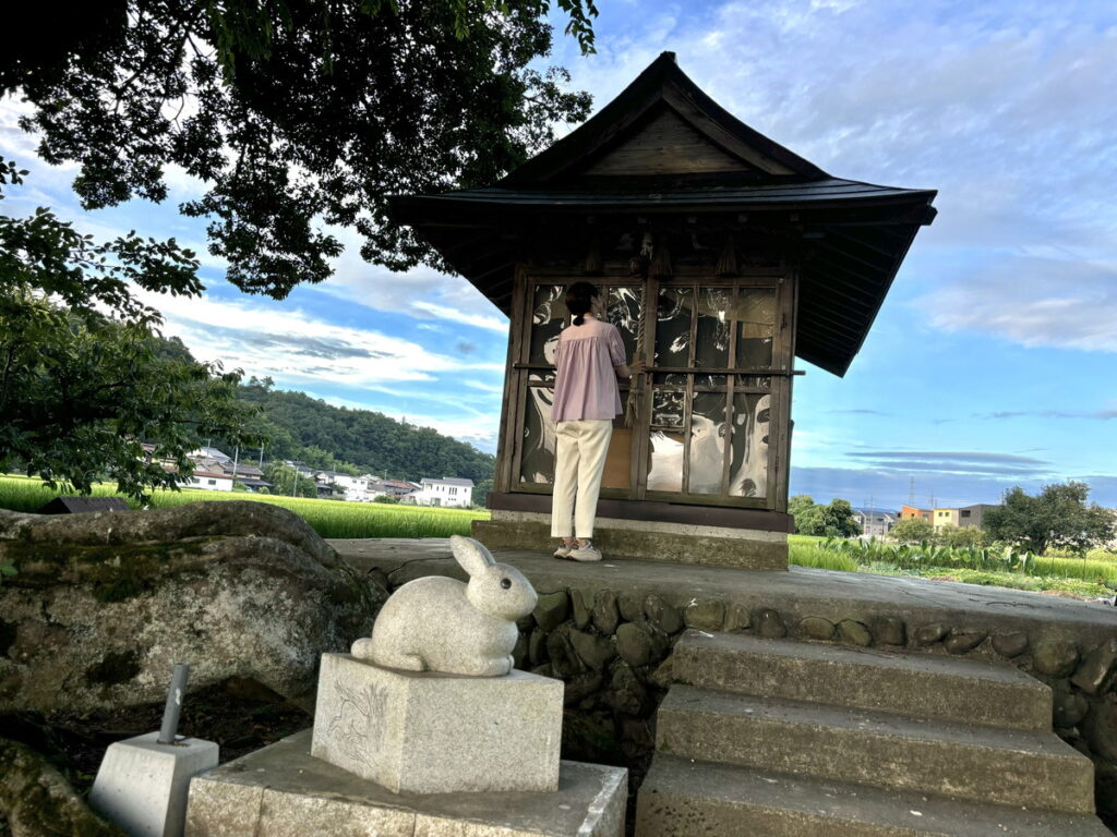 白兎神社　福本白兎神社　鳥取神社　人気の神社　ウサギの聖地　ウサギの神社　ウサギみくじ　おみくじ　白兎神社　御朱印　御朱印長　御朱印集め