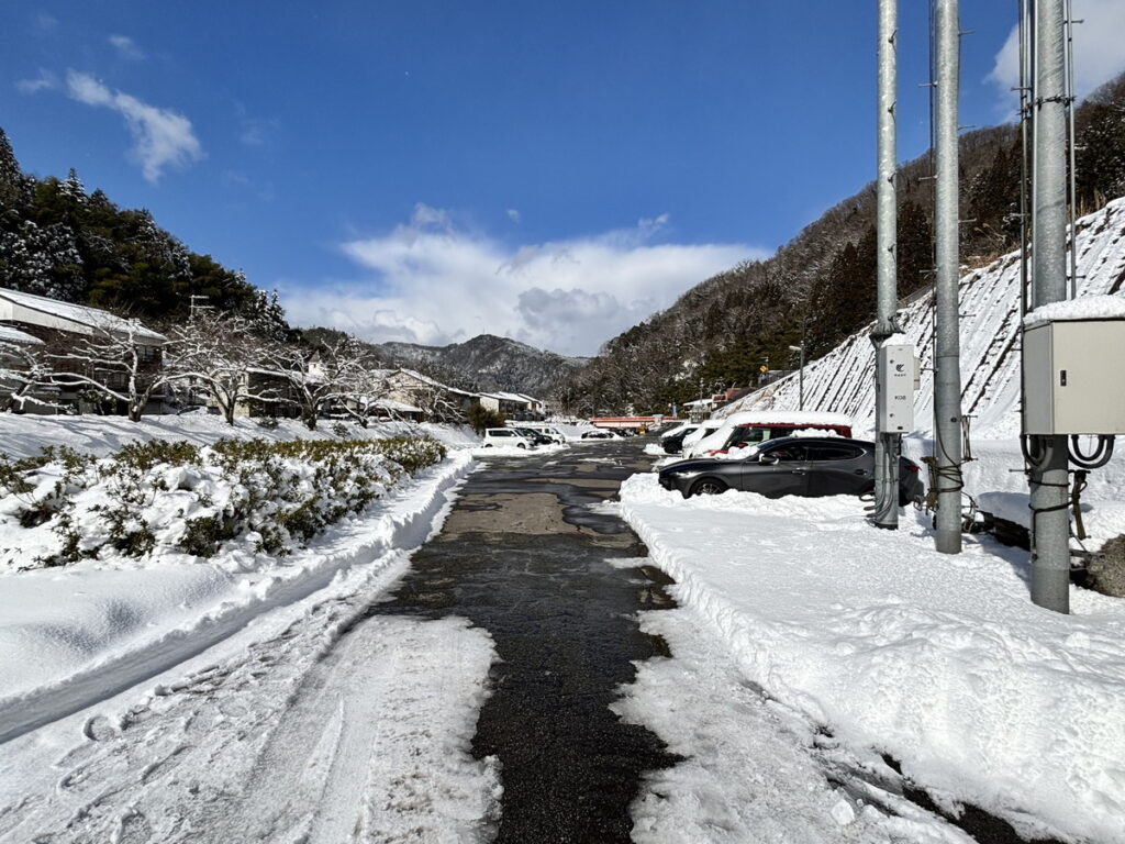 湯村温泉　湯村　新温泉町　兵庫　兵庫観光　鳥取観光　雪景色　雪見風呂